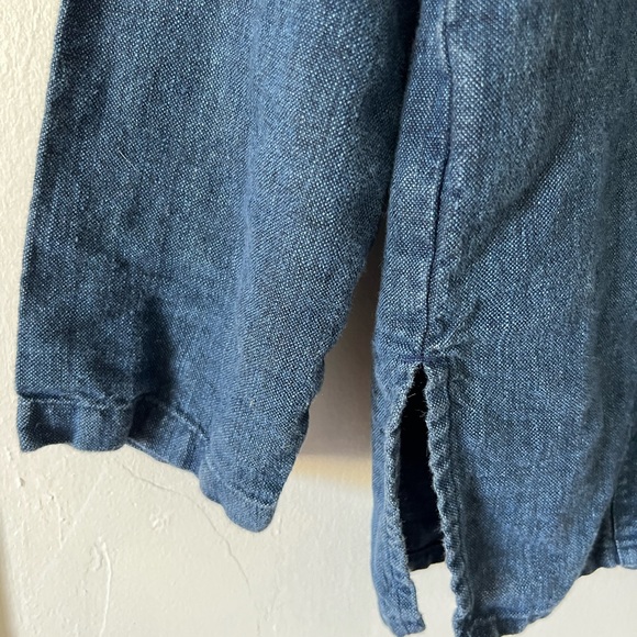 Eddie Bauer 100% Linen Top - Picture 3 of 9